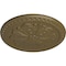 Ekena Millwork Emeryville Ceiling Medallion, Hand-Painted Mississippi Mud, 16 7/8"OD x 5/8"P CM16ERMMF - alternate 2